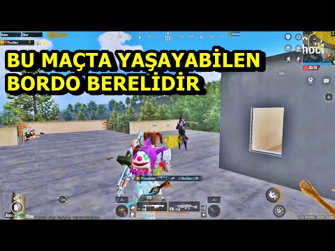 BU MAÇTA YAŞAYABİLEN BORDO BERELİDİR ! BATUR GAME SOLO SQUAD PUBG MOBİLE