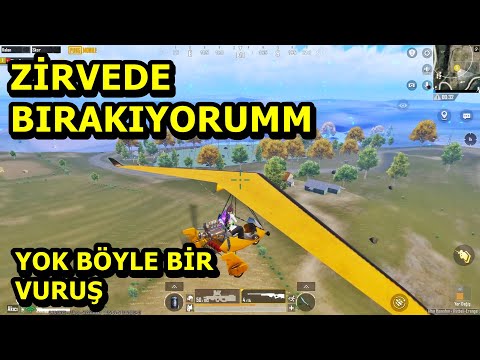 ZİRVEDE BIRAKIYORUM ! YOK BÖYLE BİR VURUŞ BATUR GAME SOLO SQUAD PUBG MOBİLE