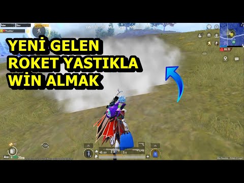YENİ GELEN ROKET YASTIKLA WİN ALMAK ! BATUR GAME SOLO SQUAD PUBG MOBİLE