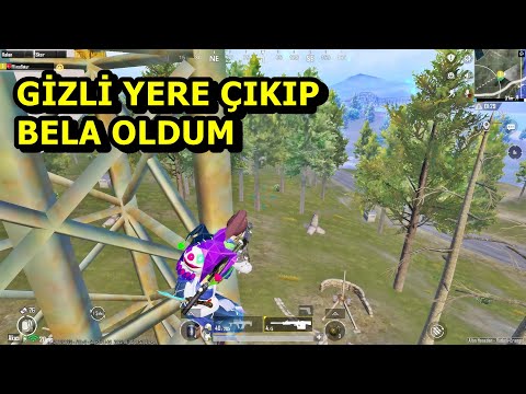 GİZLİ YERE ÇIKIP BELA OLDUM ! BATUR GAME SOLO SQUAD PUBG MOBİLE