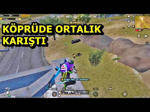 KÖPRÜDE ORTALIK KARIŞTI ! BATUR GAME SOLO SQUAD PUBG MOBİLE