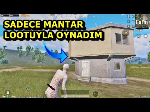 SADECE MANTAR LOOTUYLA WİN ALMAYA ÇALIŞTIM ! BATUR GAME SOLO SQUAD PUBG MOBİLE