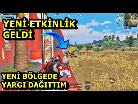 YENİ ETKİNLİK GELDİ ! ETKİNLİK BÖLGESİNDE YARGI DAĞITTIM ! BATUR GAME SOLO SQUAD PUBG MOBİLE