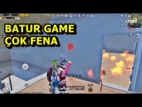 BATUR  ÇOK FENA ! MÜTHİŞ MAÇ BATUR GAME SOLO SQUAD PUBG MOBİLE