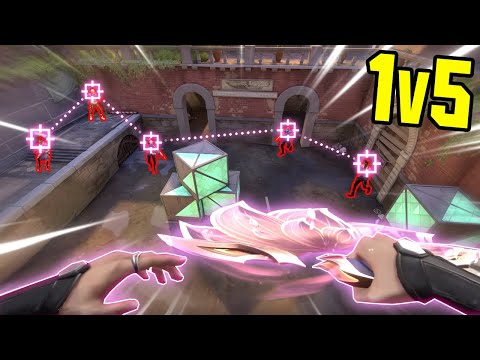 VALORANT But Every 1v5 Gets MORE Mindblowing...