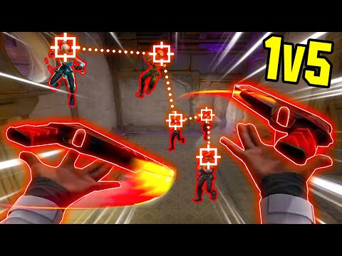 VALORANT But Every 1v5 Gets MORE AGGRESSIVE...