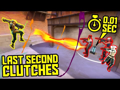 VALORANT But Only 0.01 Second Clutches