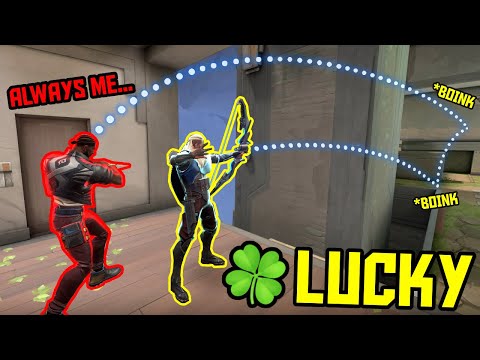 50 Times VALORANT Players Got SUPER Lucky...