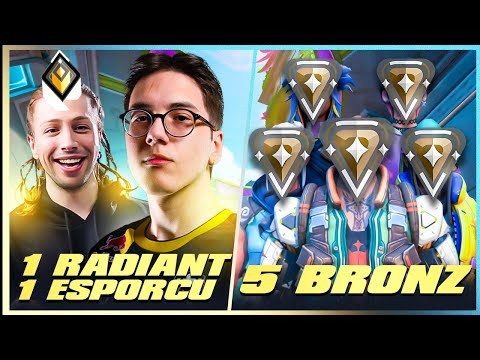 1 Wo0t , 1 @combatry  vs 5 BRONZ | Valorant (Wo0t POV)