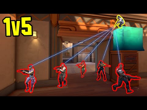 50 LEGENDARY 1v5 COMEBACKS IN VALORANT
