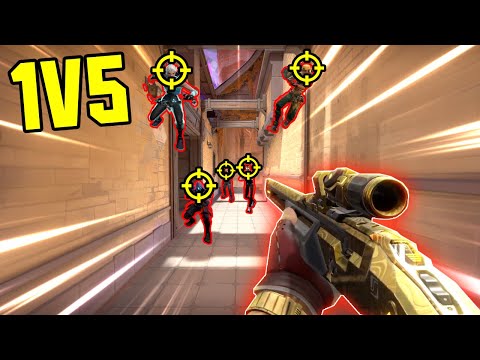 50 IMPOSSIBLE 1v5 Clutches in Valorant