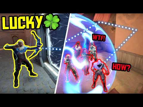 VALORANT But Every Clip is SUPER Lucky...