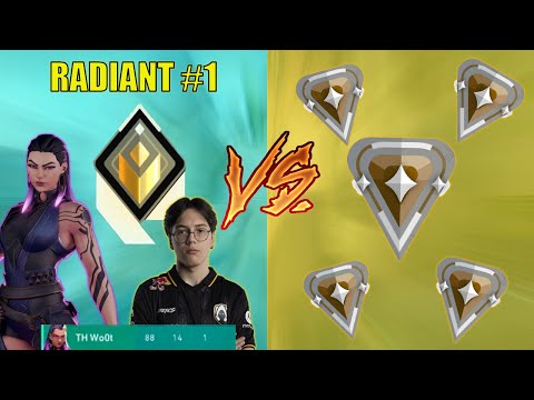 1 Esporcu VS 5 Bronz (VALORANT Woot)