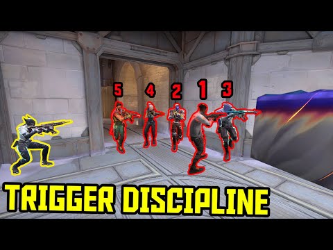 VALORANT But Only 200 IQ Trigger Discipline
