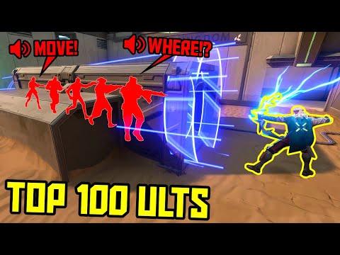 TOP 100 VALORANT ULTS OF ALL TIME!