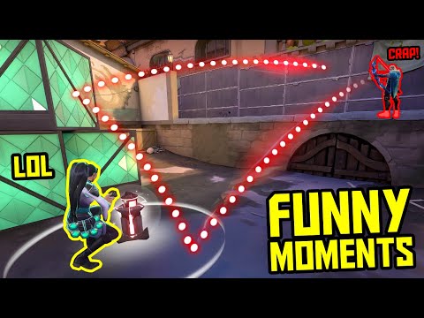 FUNNIEST MOMENTS IN VALORANT #243