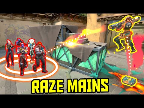 What a 200 IQ Raze Player Looks Like...