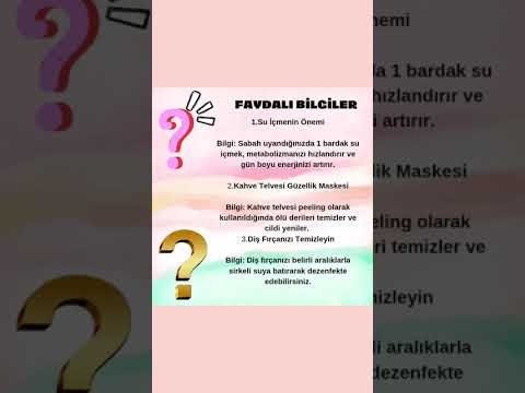 Bunu Bilmeden Geçme! Hayatınızı Kolaylaştıracak Faydalı Bilgiler #FaydalıBilgiler #PratikBilgiler