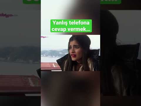 Yanlış telefona cevap vermek…