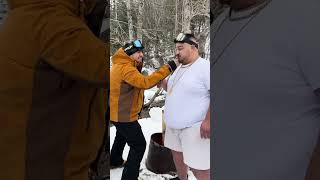 It was cold for me, but it was hot for Yasin Cengiz🫣🫣 #skibidi #skibidibopyes #misterfast