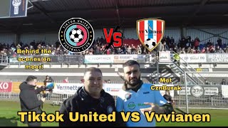 BIZAR doelpunt CZNburak. Tiktok united VS Vvvianen! BEHIND THE SCENES
