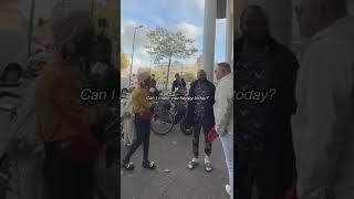 GIVING MONEY TO A COUPLE #shorts