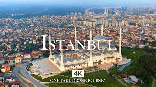 ISTANBUL in 4K – Sunset Drone Journey with Relaxing Piano & Calm Ambient Sounds
