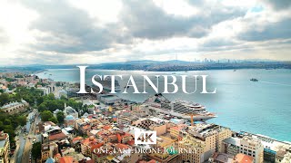ISTANBUL in 4K – Cruise Ships at Galataport and Bosphorus Views with Relaxing Piano & Kanun