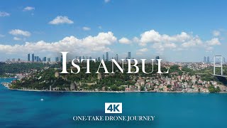 ISTANBUL in 4K – Aerial View of Rumeli Fortress and Bosphorus with Relaxing Piano, Ney and Kanun