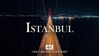 ISTANBUL in 4K – Osmangazi Bridge Night Lights with Relaxing Piano, Kanun and Ud Music