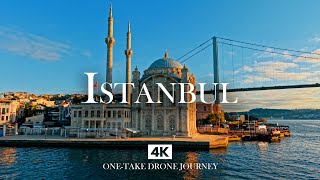 ISTANBUL in 4K – Breathtaking Bosphorus Bridge Flight with Relaxing Piano & Kanun