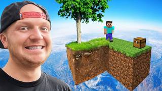 Beating Minecraft Skyblock in Real Life!