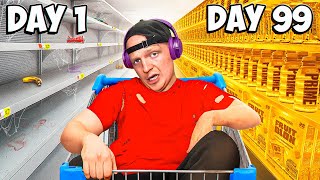 I Survived 100 Days in my Grocery Store!