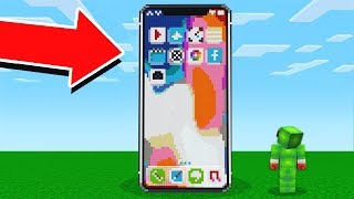 WORKING iPHONE X IN MINECRAFT!