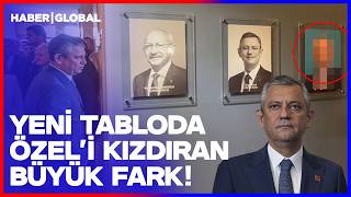 Parçalanan Tablo Yerine Asıldı! Özgür Özel ve Kılıçdaroğlu Tablolarında Dikkat Çeken Fark!