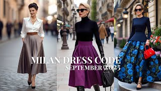 September 2025. New Outfit Inspiration for New Fashion Season. Early Fall Fashion