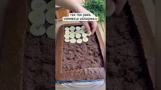 Borcamda köstebek pasta tarifi😍 #pasta #pratikpasta #köstebek Malzemeler yorumda 👇👇