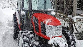 HATTAT TRAKTÖR KÖYDE KAR TURU #hattat #offroad #snow