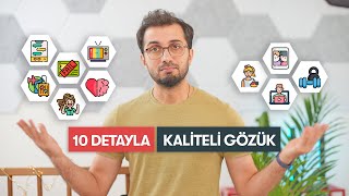 İNSANI KALİTELİ GÖSTEREN 10 DETAY