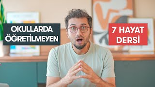 OKULLARDA ÖĞRETİLMEYEN 7 HAYAT DERSİ 🚌  bana da öğretmemişlerdi, öğrendim 💪