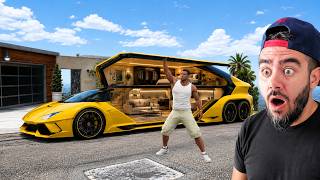 FRANKLIN LAMBORGHINI ARABA EVI YAPTI - GTA 5 MODS