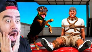 CHOP FRANKLINI YAKALADI EVDEN KAÇIRDI - GTA 5 MODS