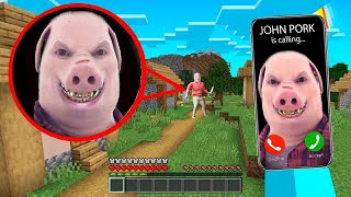 Minecraft'ta JOHN PORK SİZİ ARARSA SAKIN AÇMAYIN !! - Minecraft
