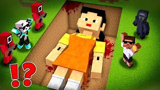 DEV SQUİD GAME BEBEK MEZARI BULDUK! - Minecraft