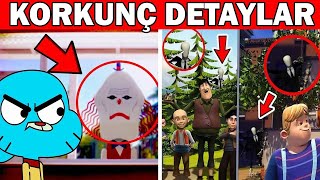 KİMSENİN FARK ETMEDİĞİ ÇİZGİ FİLMLERDEKİ KORKUNÇ DETAYLAR! 😱 (KİMSE GÖRMEDİ)