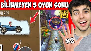 OYUN SONLARI #2  Kimsenin Görmediği 5 Oyun Sonu !
