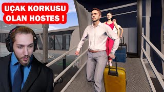 HOSTES OLUP UÇAKTA SERVİS YAPTIM ! CABİN CREW LIFE SIMULATOR (1. BÖLÜM)