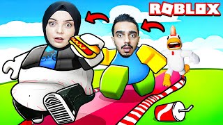 İŞLER TERSİNE DÖNDÜ! EN ŞİŞMAN EN HIZLI KOŞUYOR! 😱 Roblox