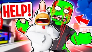 ZOMBİLER ÇILDIRDI PEŞİMİZDELER !! 😱 Roblox