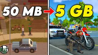 FARKLI BOYUTLARA GÖRE MOBİLE GTA OYUNLARI OYNADIM !!